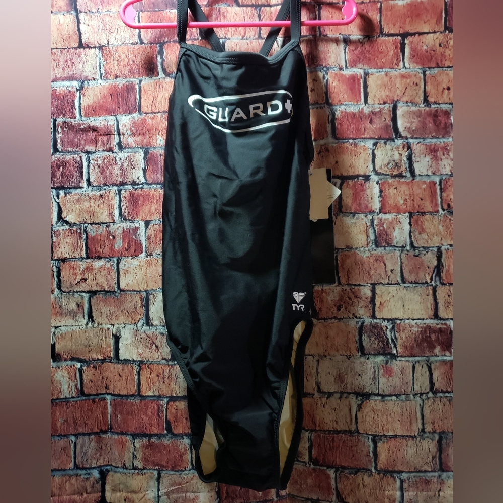 TYR Black Guard One Piece Swimsuit